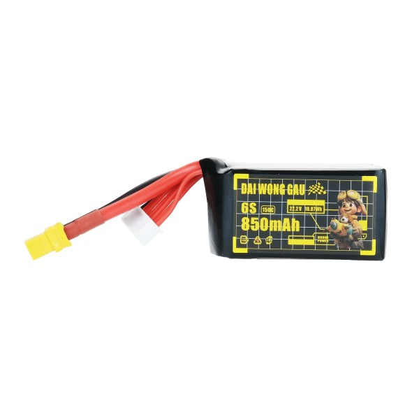 DOGCOM 850mah 6S 150C 14,8 V Lithium batterie für Reise maschinen für RC Drone RC Teile & Accs